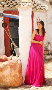 María Exojo vestido