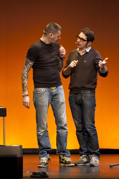 Toni Moog y Berto Romero